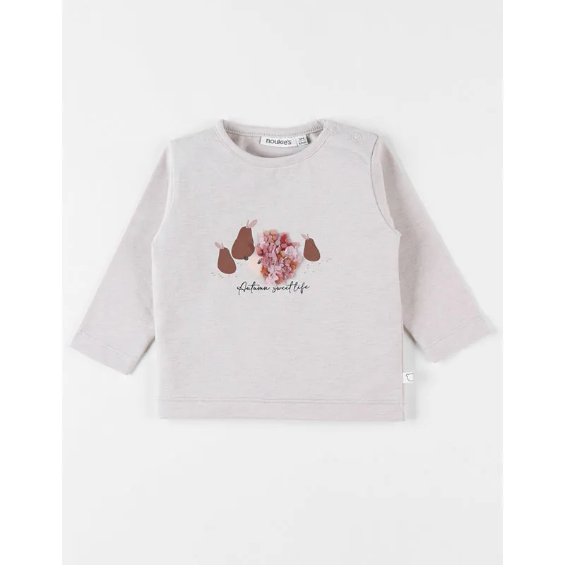 T-shirt ML Hérisson - Beige-1