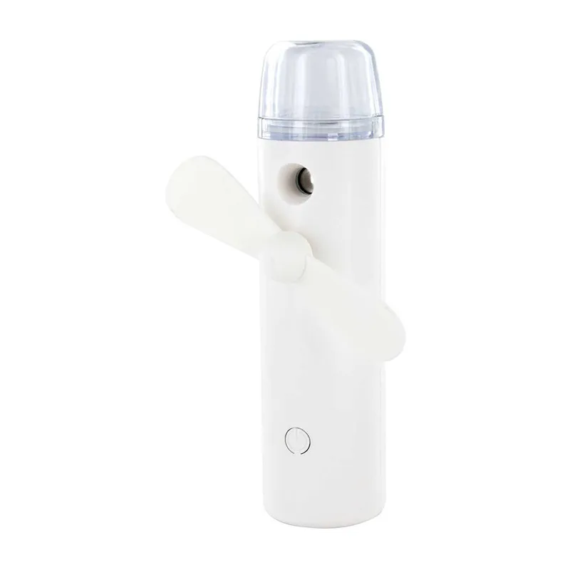 Ventilateur brumisateur de poche recharg. Blanc - 10x17x5cm-1