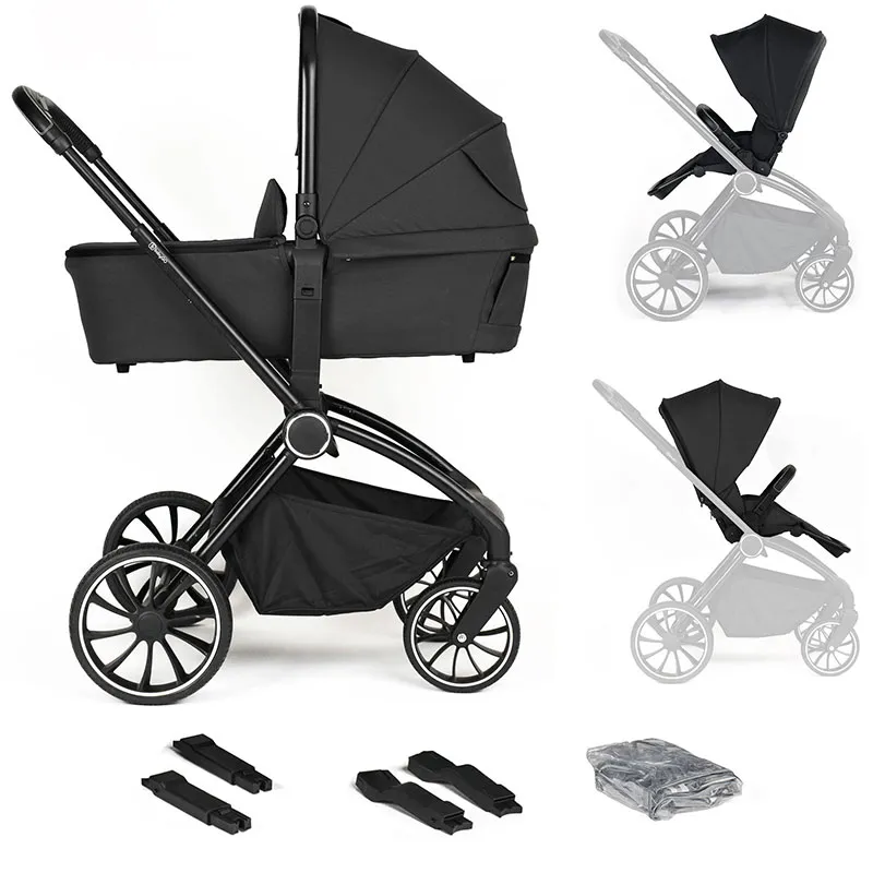 Duo Poussette Compacte Harmony Noir - 0m+-6