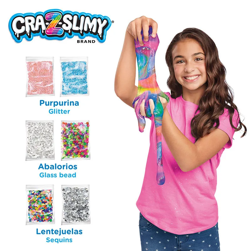 Pots de Slime 8pcs + accessoires - 6+-3