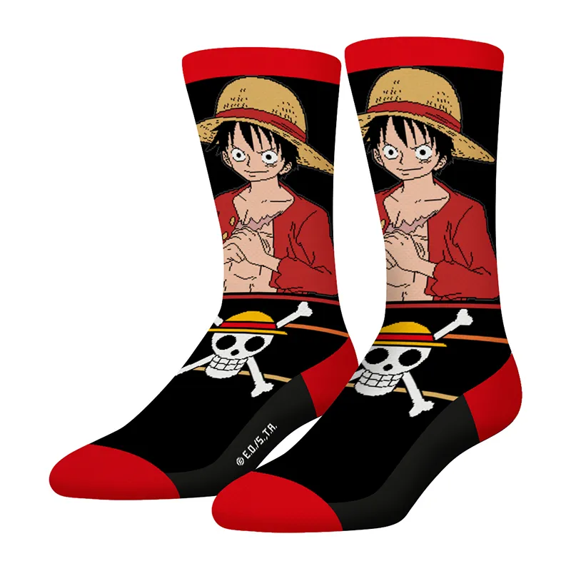 4 Paires de Chaussettes Garçon One Piece - Jaune/Noir/Blanc/Rouge-1