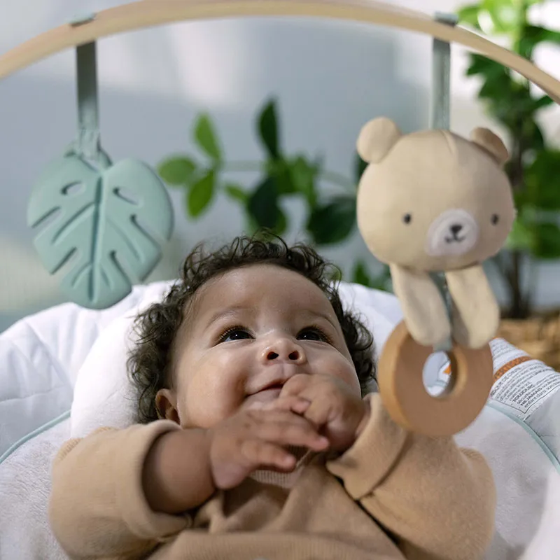 Transat musical avec arc d'activités en bois Cozy Spot - 0m+-2
