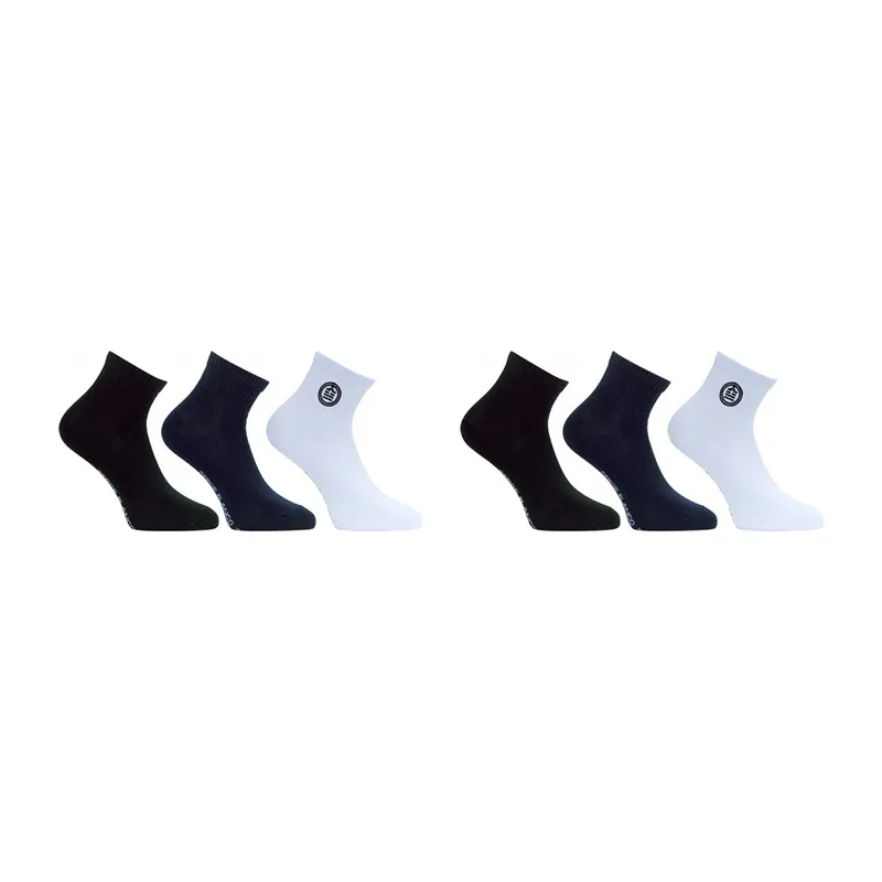 6 paires de chaussettes mi-hautes Homme Blanco - Blanc/Marine/Noir-4