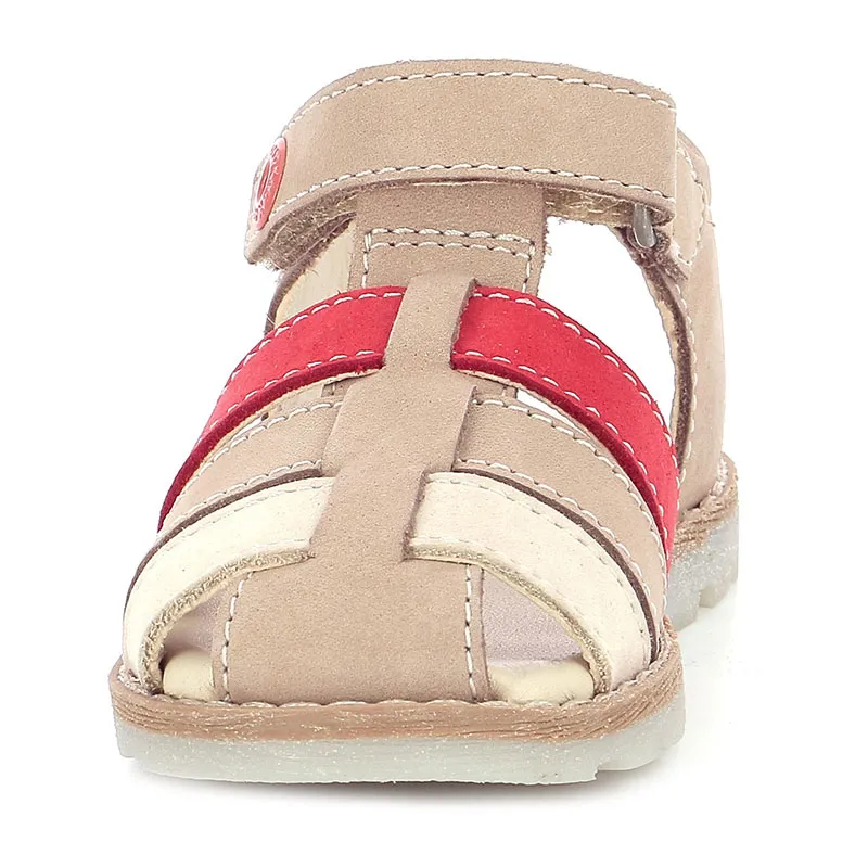 Sandales Nonosti - Beige/Rouge-2