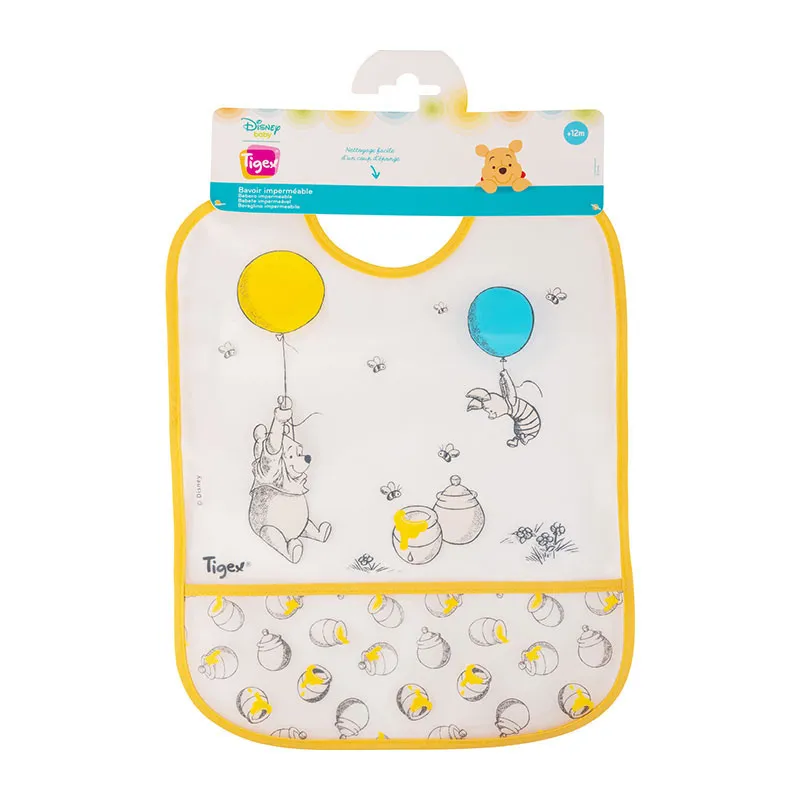 Bavoir imperméable Winnie l'Ourson - 6m+-1