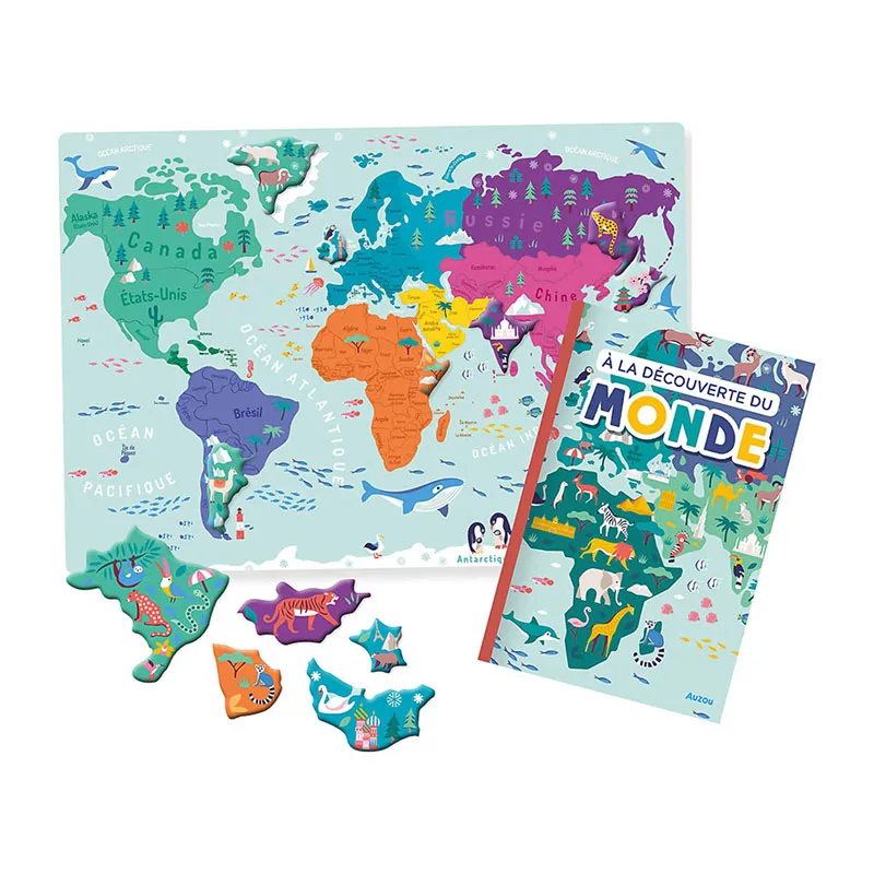 Mon Atlas du monde aimanté - 5+-1