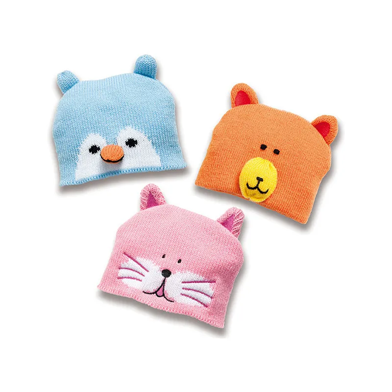 Bonnet Animal Aléatoire - Poupée 28-35/35-45cm-0