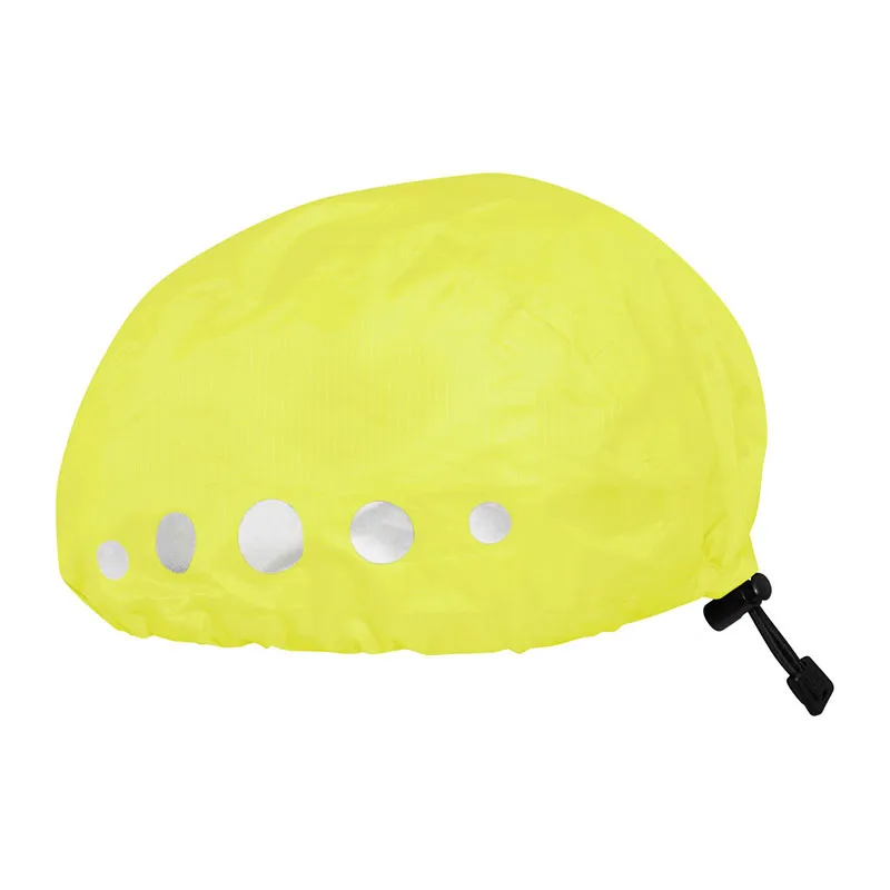 Protège casque imperméable - Jaune fluo-1