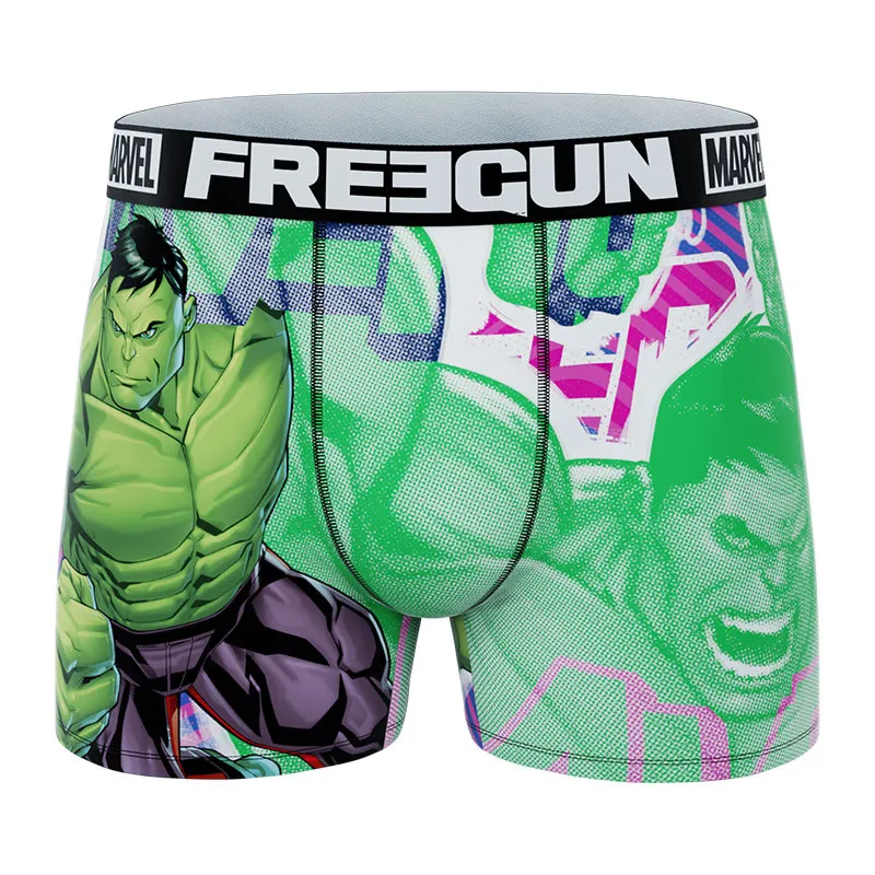4 Boxers Homme Marvel - Bleu/Vert/Orange/Violet-5