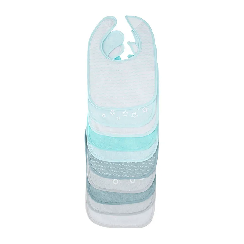 10 Bavoirs imperméable Velcro - 0m+-3