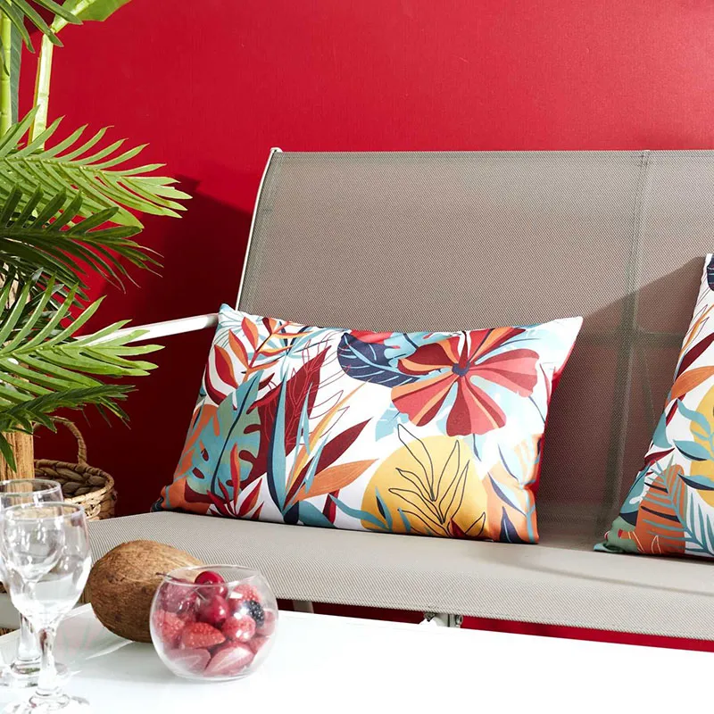 Coussin rectangle Paradis Exotique - 30x50cm-1