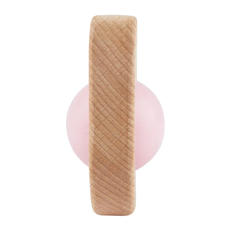 Anneau de dentition Bois/Silicone Chat - 0m+-3