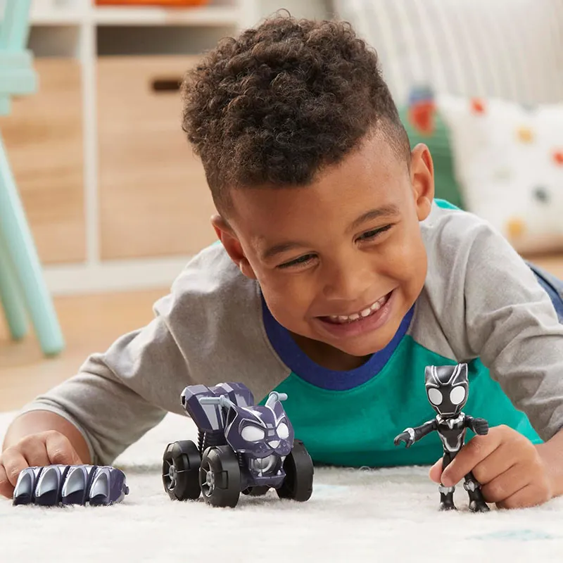 Coffret Black Panther & moto Spidey - 36m+-9