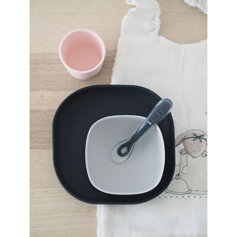 Coffret repas 3pcs Silicone Night Blue - 6m+-4