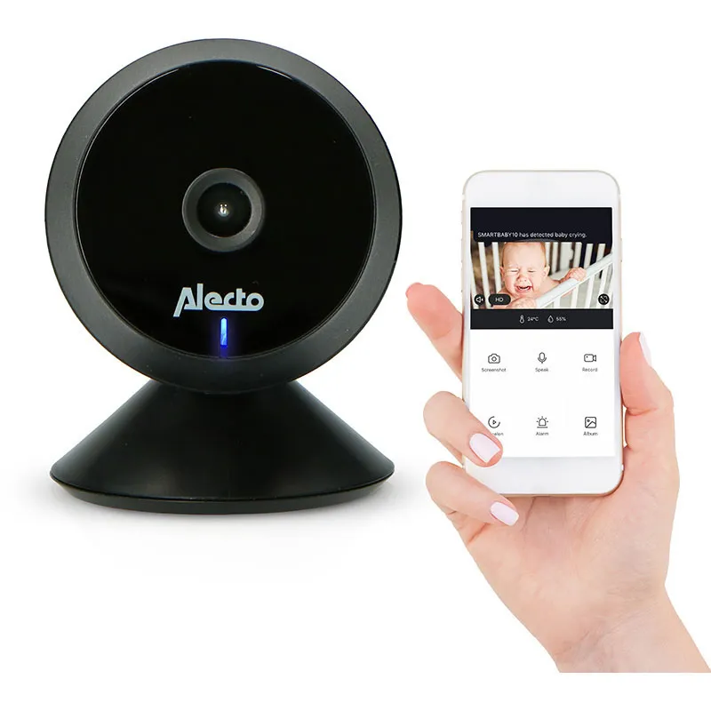 Babyphone SmartBaby5BK Wifi Caméra - Noir-0