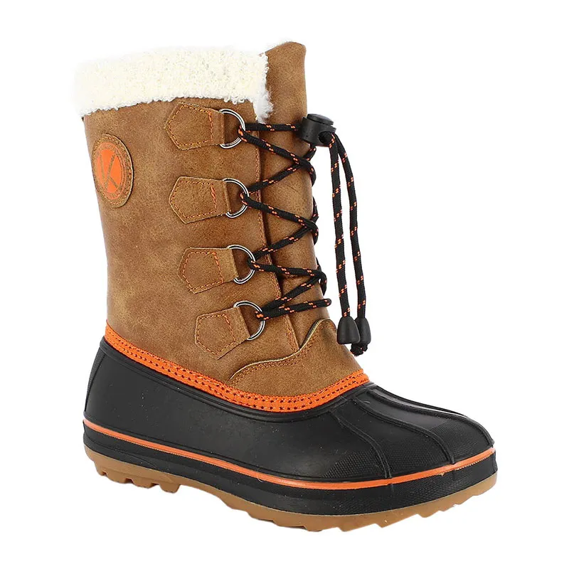 Bottes Canadiennes Bengal Bébé/Enfant - Marron - KIMBERFEEL-0