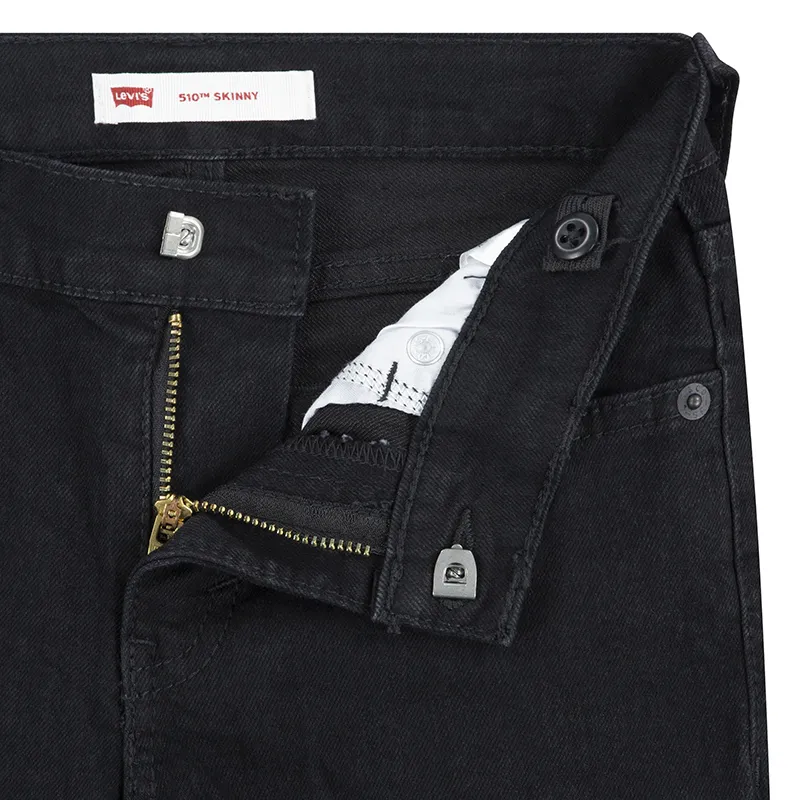 Jean Enfant Skinny 510 - Black Stretch-2