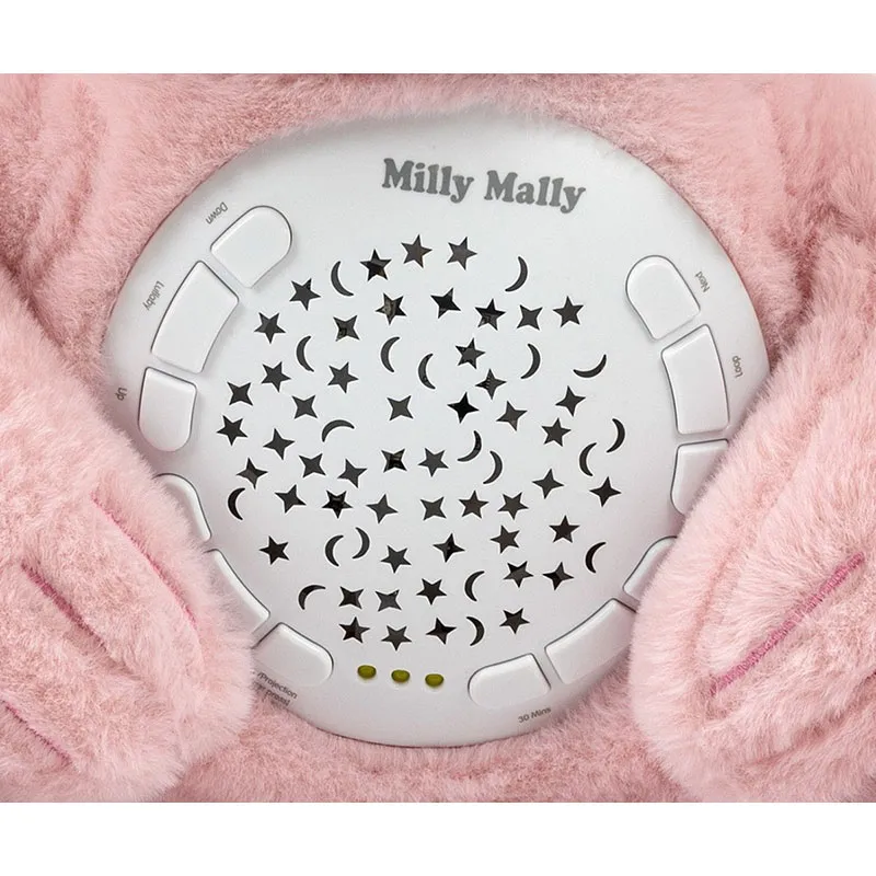 Peluche projecteur Ours Rose - 0m+-3