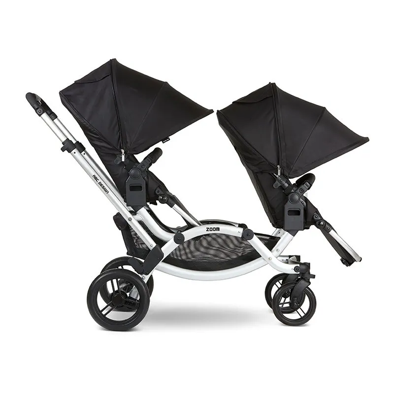 Trio Poussette Jumeaux Zoom Black - 0m+-2