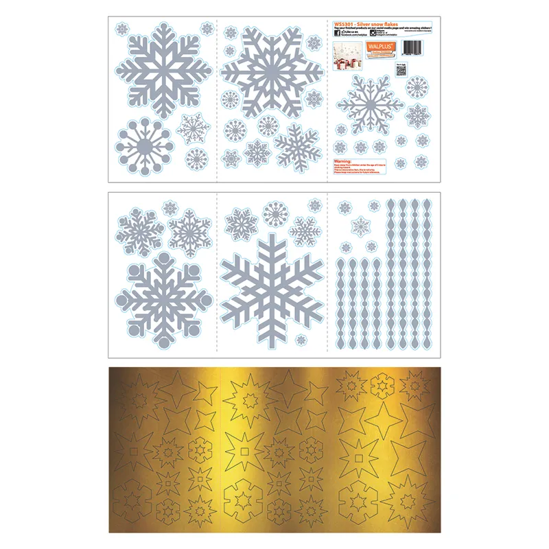 Stickers - Flocons de neige brillants-2