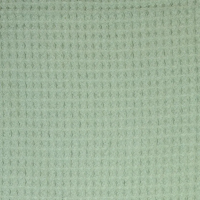 Jeté de canapé Gaufré Vert d'eau - 130x160cm-5