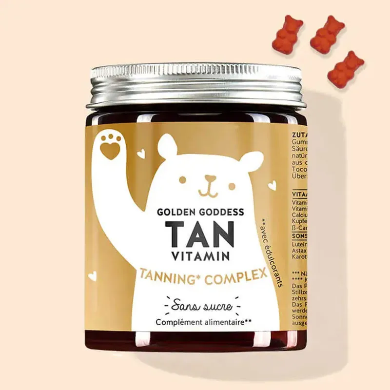 Golden Goddess Tan Vitamin Pour le bronzage - 60 Gummies-0