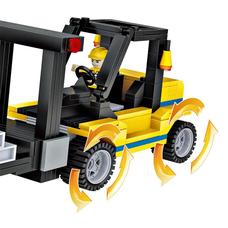 Jeu de construction Engins de chantier 804pcs - 6+-1