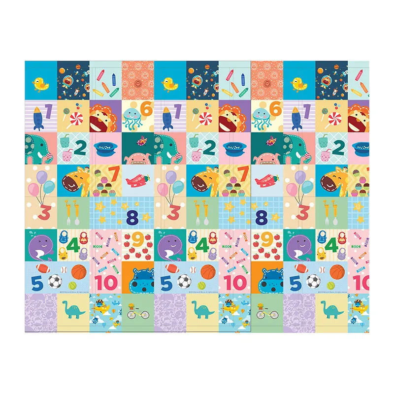 Tapis de jeu réversible ABC - 147x196cm-3