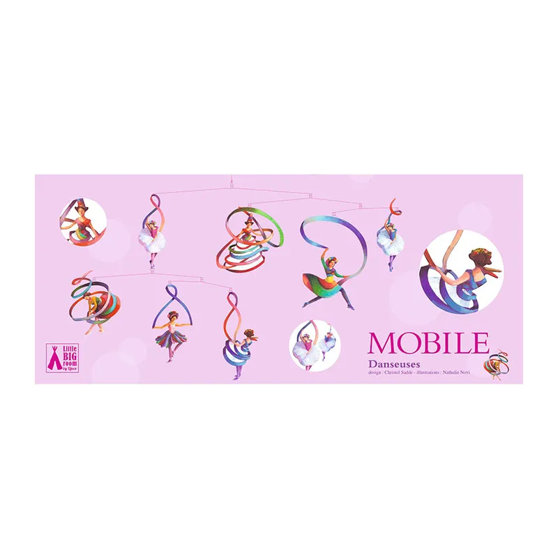 Mobile papier Danseuses - 0m+-2