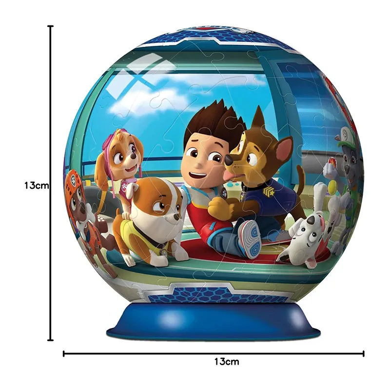 Puzzle 3D ball Pat'Patrouille 72pcs - 6+-2
