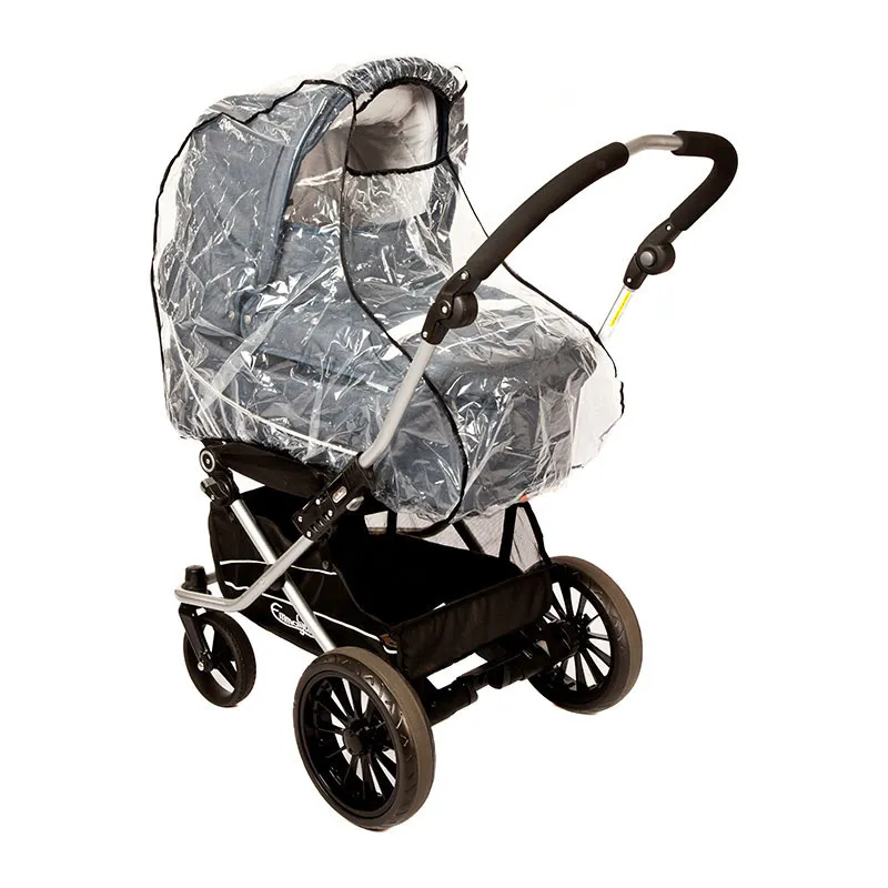 Protection pluie poussette landau - Transparent-1