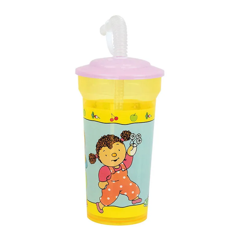 Gobelet avec paille T'Choupi - 400ml-4