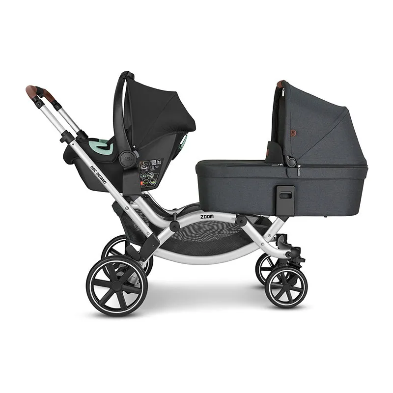 Trio Poussette Jumeaux Zoom Black - 0m+-8