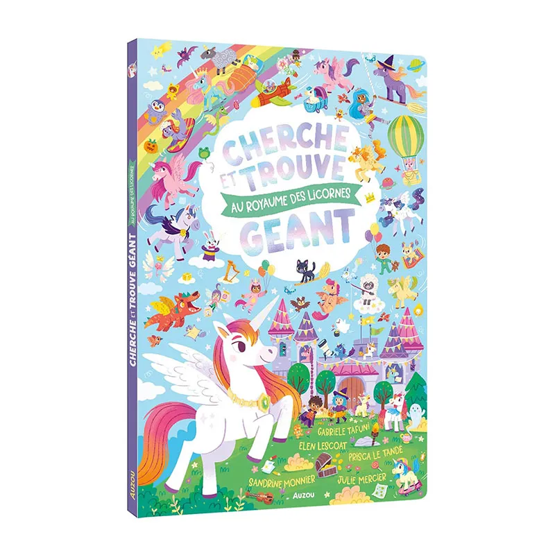 Cherche & trouve géant Au royaume des licornes - 5+-0
