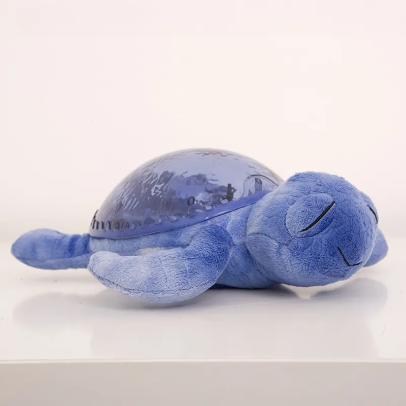 Peluche veilleuse Musicale Tortue Océan - 30x20x8cm-4