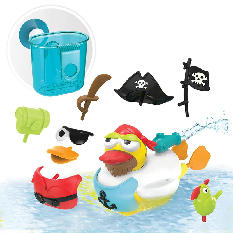 Jouet de bain Canard Pirate Jet Duck - 24m+-6