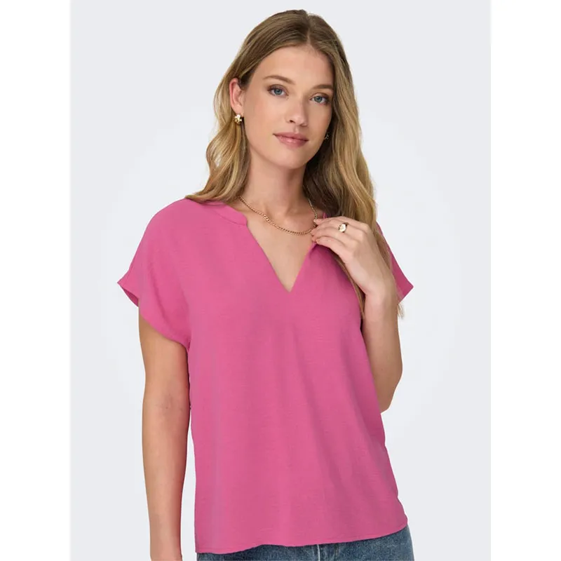 Blouse MC Lion JDY - Ibis Rose-4