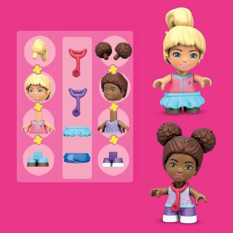 Coffret construc. Salon toilettage Barbie 97pcs - 4+-2