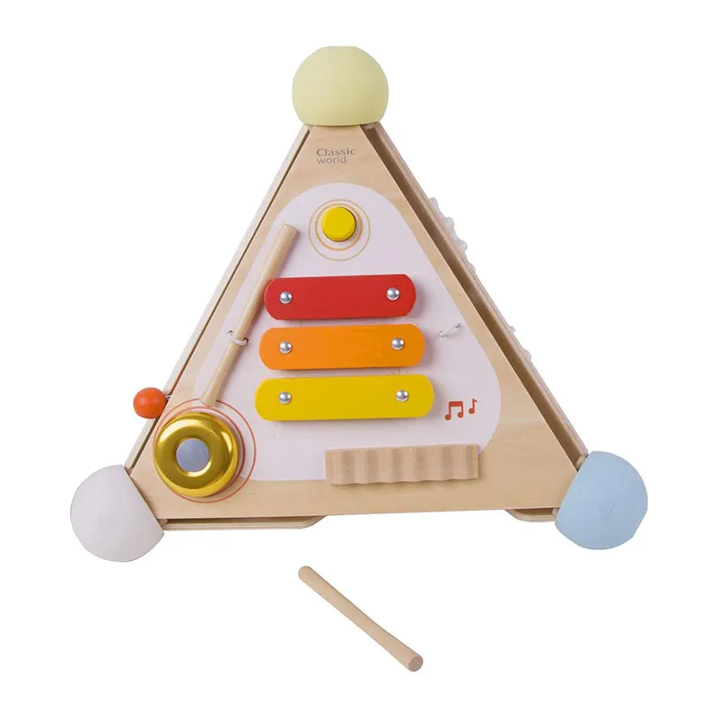 Pyramide d'éveil Bois 6pcs - 24m+-3