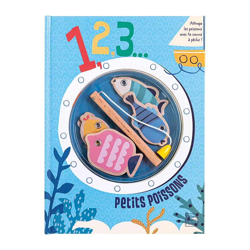 Livre jeu 1,2,3 … Petits poissons - 36m+-0