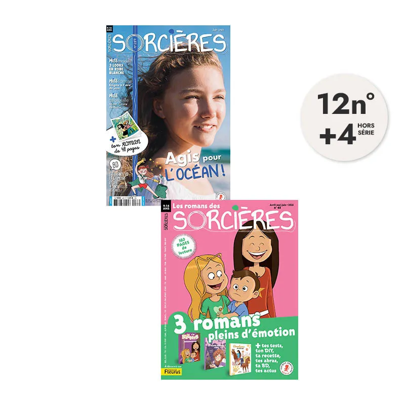 Abo.1an Sorcières + 4 Romans des Sorcières 16n° - 9-14+-0
