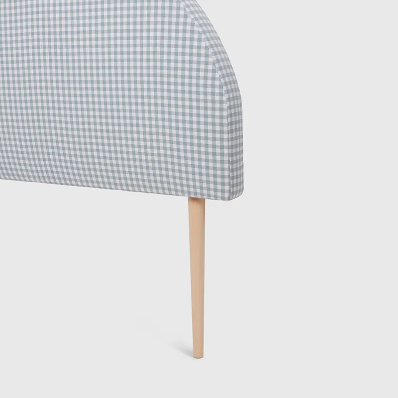 Tête de lit Vichy Turquoise - 101x8x101cm-2