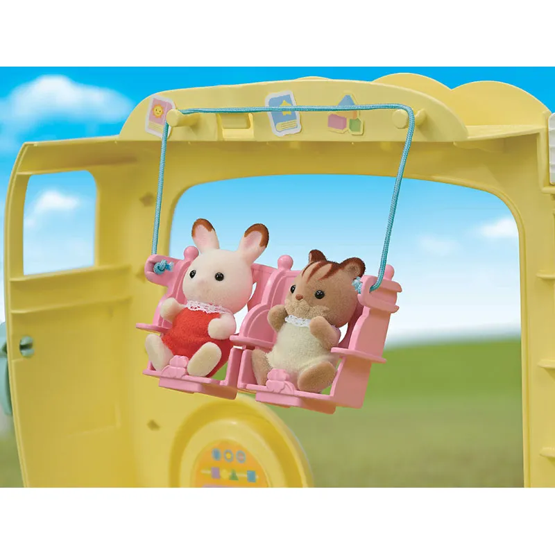 Bus & sa cour de récréation - 8pcs-4