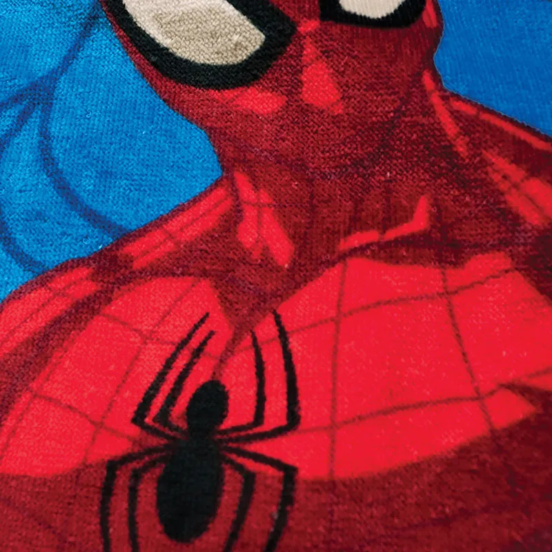 Cape de bain Spiderman Bleu - 60x120cm-2