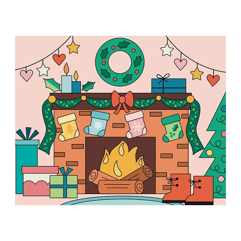 Mon coffret d'artiste Mes 1ères peintures magiques de Noël - 36m+-1