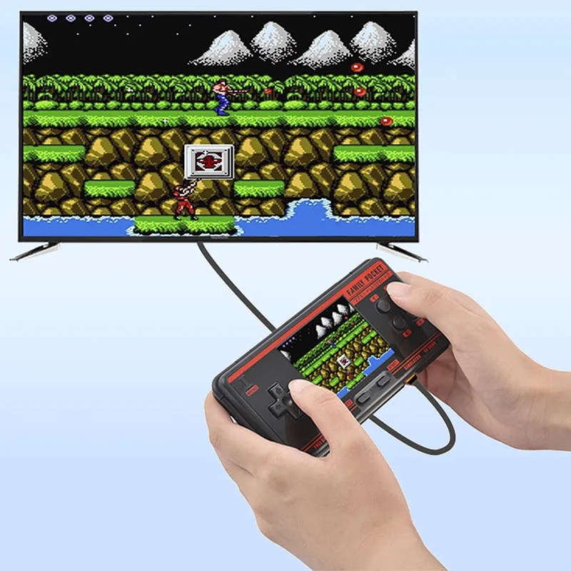 Console de jeu vidéo 5000 jeux Rétro Noir - 36m+-4