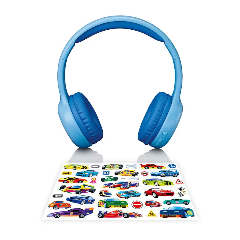 Casque Bluetooth - Bleu-0