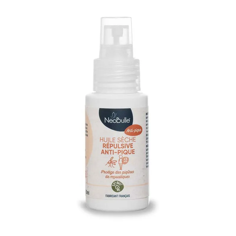 Huile sèche repulsive anti-pique 50ml - 3+-0