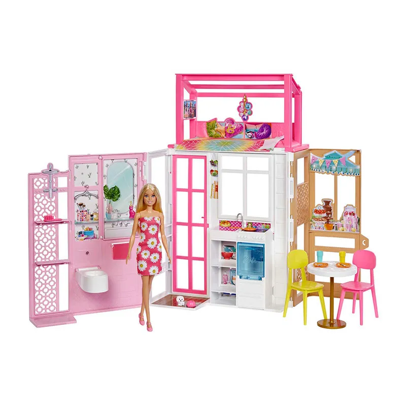 Coffret Maison sur 2 niveaux Barbie - 3+-0
