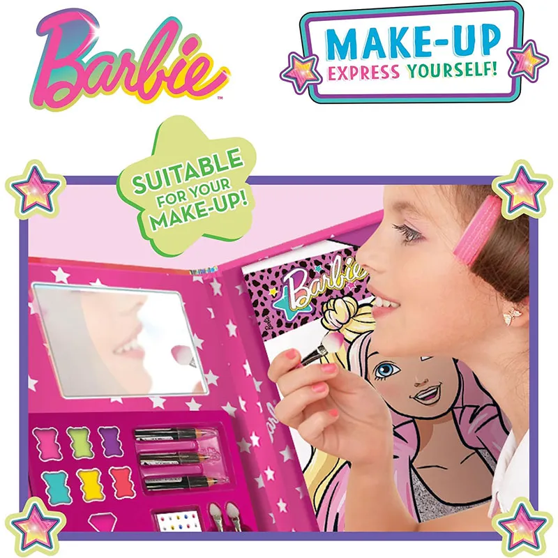 Carnet Barbie apprendre à se maquiller - 5+-4